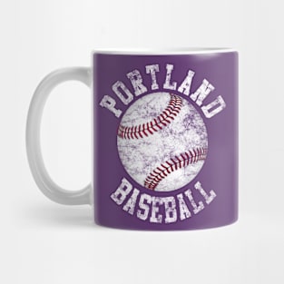 Vintage Portland Baseball Mug